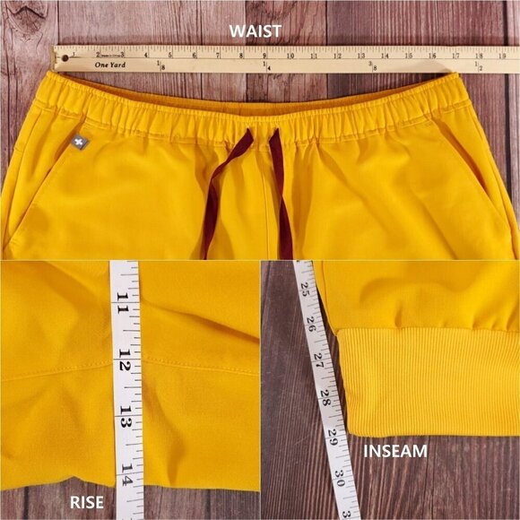 Figs Mens Size XL Tansen Scrub Pants Joggers Limited Edition Emergency Yellow - Picture 12 of 12